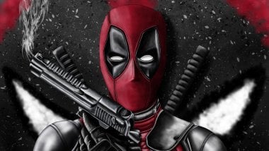 Deadpool with weapons Wallpaper