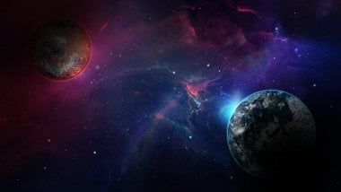 Planetas en el espacio Fondo de pantalla