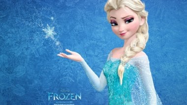 Reina de hielo Elsa en Frozen Fondo de pantalla