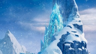 Ice Castle in Frozen Wallpaper
