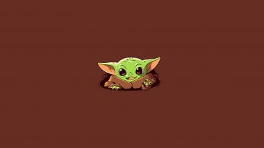 Baby Yoda El Mandaloriano Fondo de pantalla