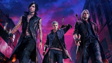 V, Nero and Dante from Devil May Cry 5 Wallpaper