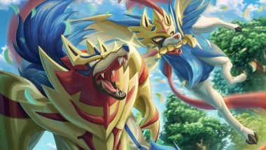 Zamazenta and Zacian from Pokemon Sword and Shield Wallpaper