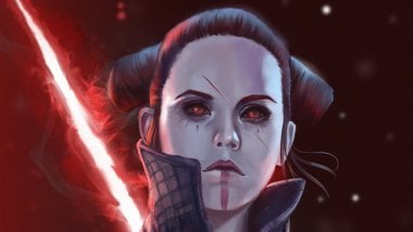 Rey from Star wars in the Dark Side Wallpaper