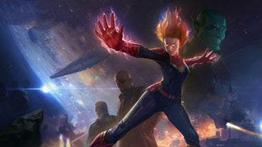 Characters from Captain Marvel Wallpaper