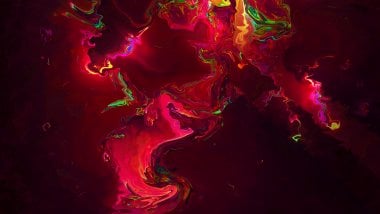 Abstract neon painting Wallpaper