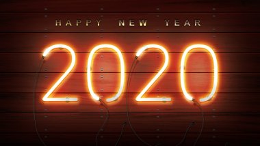 Año nuevo 2020 Fondo de pantalla
