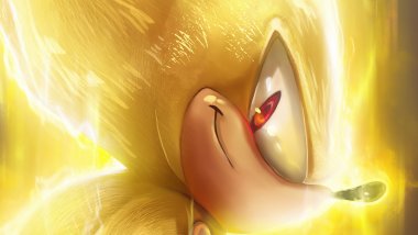 Sonic amarillo Fondo de pantalla