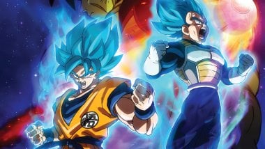 Goku y Vegeta en Película Dragon Ball Super Broly Fondo de pantalla
