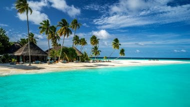 Playa de Maldivas Fondo de pantalla