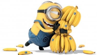 A minion with bananas Wallpaper