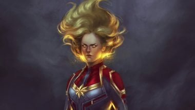Captain Marvel Artwork Wallpaper