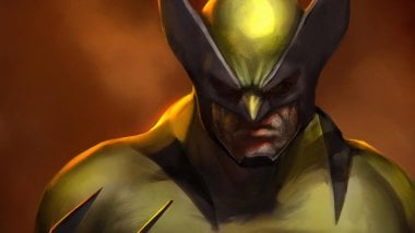 Ilustración digital de Wolverine Fondo de pantalla
