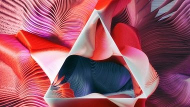 Abstract Triangle with textures Wallpaper