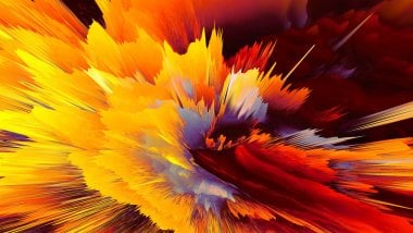Explosión de colores abstracta Fondo de pantalla