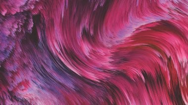 Lines in pink waves Wallpaper