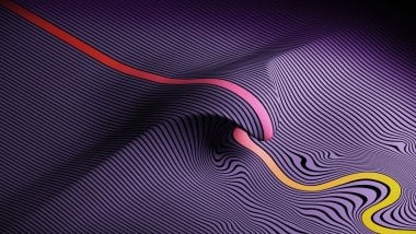 Wavy lines abstract Wallpaper