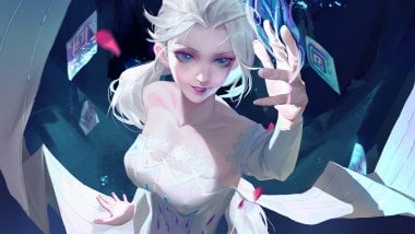 Elsa de Frozen Fanart Wallpaper