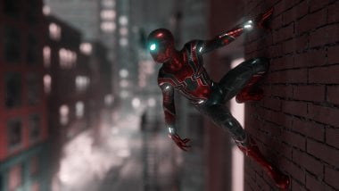 Spiderman in the city Wallpaper