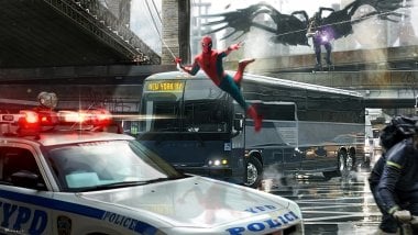 Spiderman en Queens Fanart Fondo de pantalla