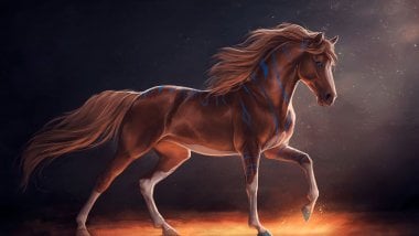 Horse Digital Art Wallpaper