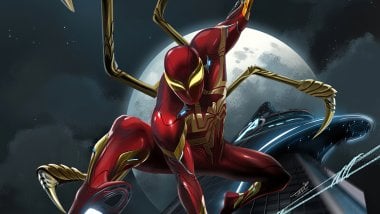 Red Spider Iron Suit Wallpaper