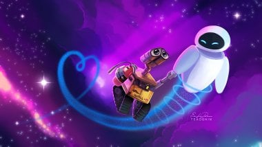 Eve and Wall E Wallpaper