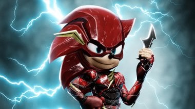 Sonic como Flash Fondo de pantalla