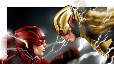 Reverse Flash vs Flash Wallpaper