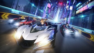 Racing cars anime Wallpaper