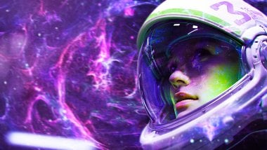 Girl astronaut Wallpaper