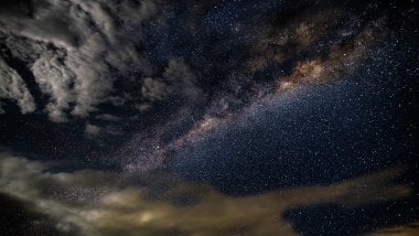 Constelaciones en Via Láctea Fondo de pantalla
