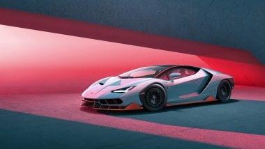 Lamborghini gris Fondo de pantalla