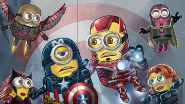 Minion as Avengers Wallpaper