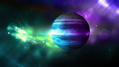 Planet in galaxy Wallpaper