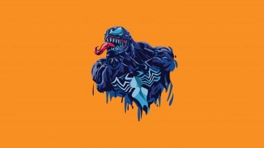 Venom Minimalist Illustration Wallpaper