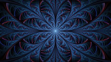 Night blue Spiral Wallpaper