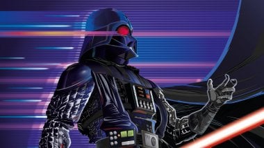 Synthwave Darth Vader Wallpaper