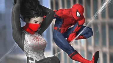 Spiderman and Silk Wallpaper