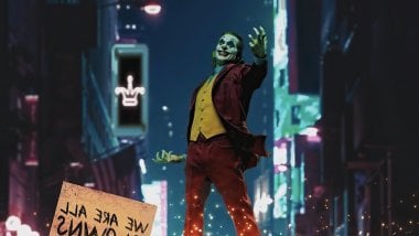 Joker in city Wallpaper