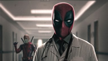 Deadpool at the doctor\'s Wallpaper