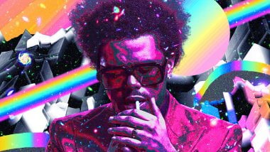 The Weeknd Colorful Art Wallpaper