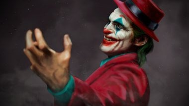 Joker with hat Wallpaper