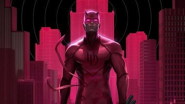 Daredevill in pink Wallpaper