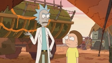 Morty angry at Rick Wallpaper