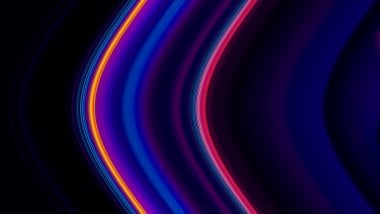 Waved colored lines Wallpaper