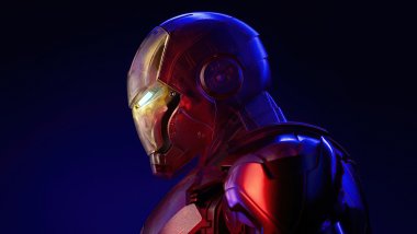 Holographic Iron Man Wallpaper