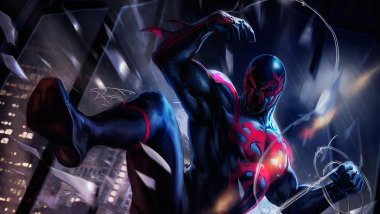 Superhero Spiderman 2099 Wallpaper