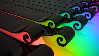 Lines with spiral colors Wallpaper
