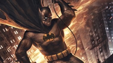 Batman The Dark Knight Returns in City Wallpaper